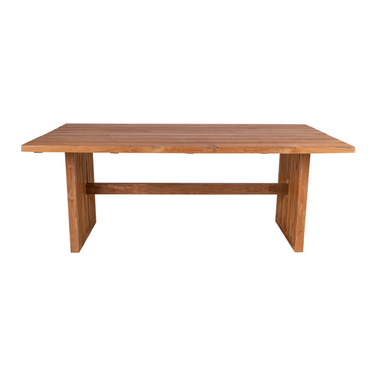 Table de jardin Byron teck 200x100x78cm