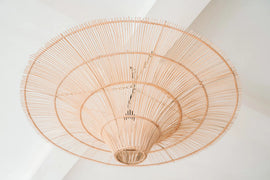 The Sky Pendant Lamp Natural XL 110xh30cm