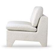 Fauteuil Lounge Retro boucle - crème - HK Living