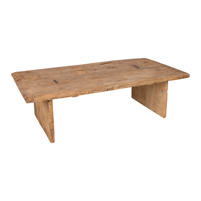 Table basse Vintage bois brut 155x80x45cm
 pièce unique