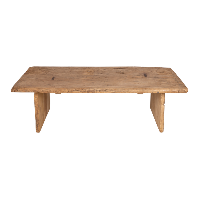 Table basse Vintage bois brut 155x80x45cm
 pièce unique