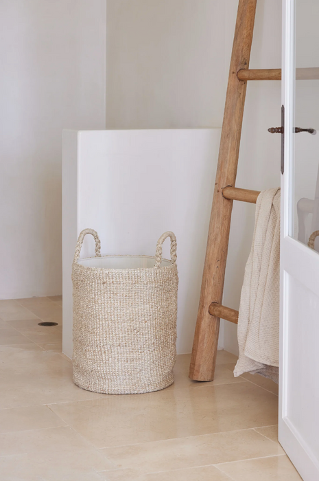 Seafarer Laundry Basket Natural Ø40xH52cm