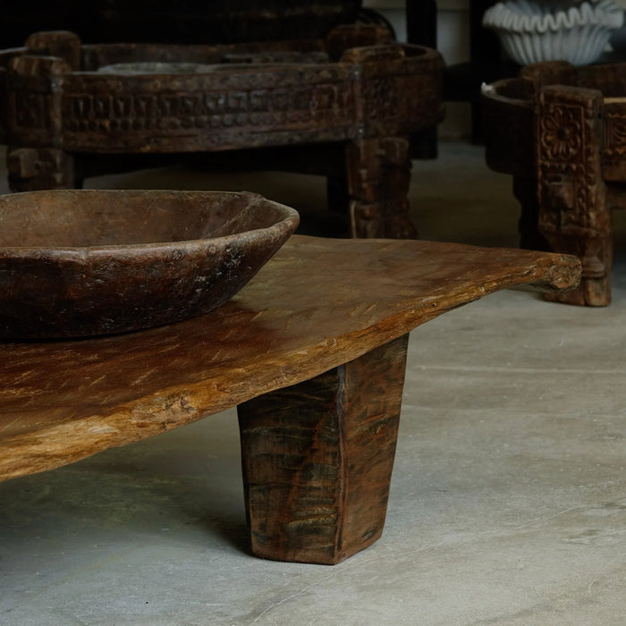 Authentique table basse Naga ancienne 199x72xH27cm