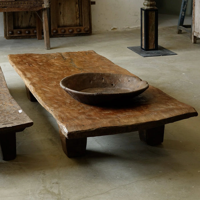 Indian naga coffee table wood 199x72xH27cm unique item