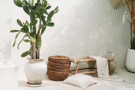 Cushion Cream 40x40cm Bazar Bizar