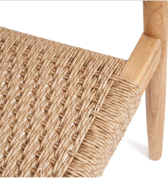 Amaya Dining Chair Natural Outdoor Bazar Bizar