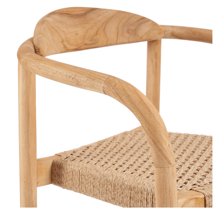 Amaya Dining Chair Natural Outdoor Bazar Bizar