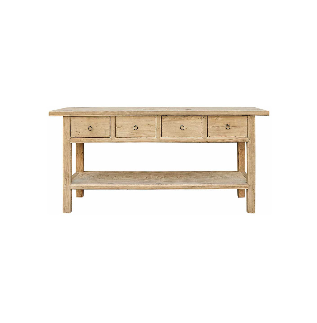 Console table raw wood 184x40x85cm piece unique– Maison BLISS n°17