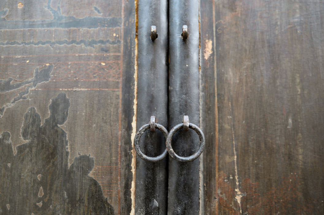 Black Vintage Cabinet  122x56xh201cm Unique Item