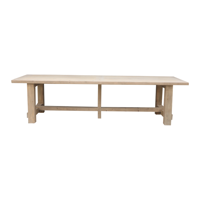 Raw wooden dining table - 240x100cm - Maison Bliss N°17