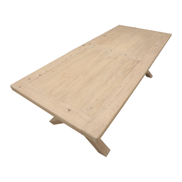 Raw wooden dining table Cross - 240x100cm - Maison Bliss N°17
