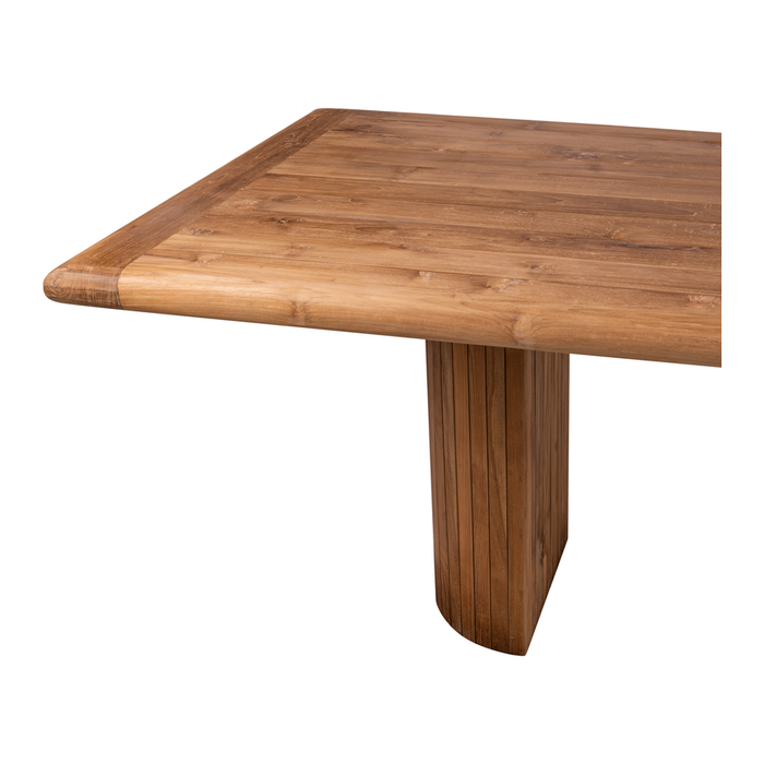 Table de jardin CENTRAL teck 240x100x78cm