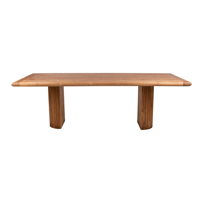 Table de jardin CENTRAL teck 240x100x78cm