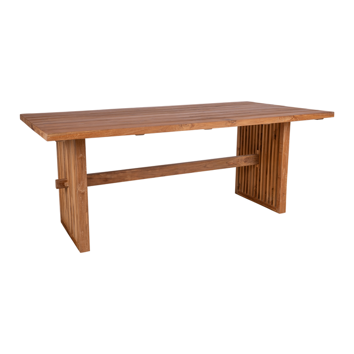 Table de jardin Byron teck 240x100x78cm