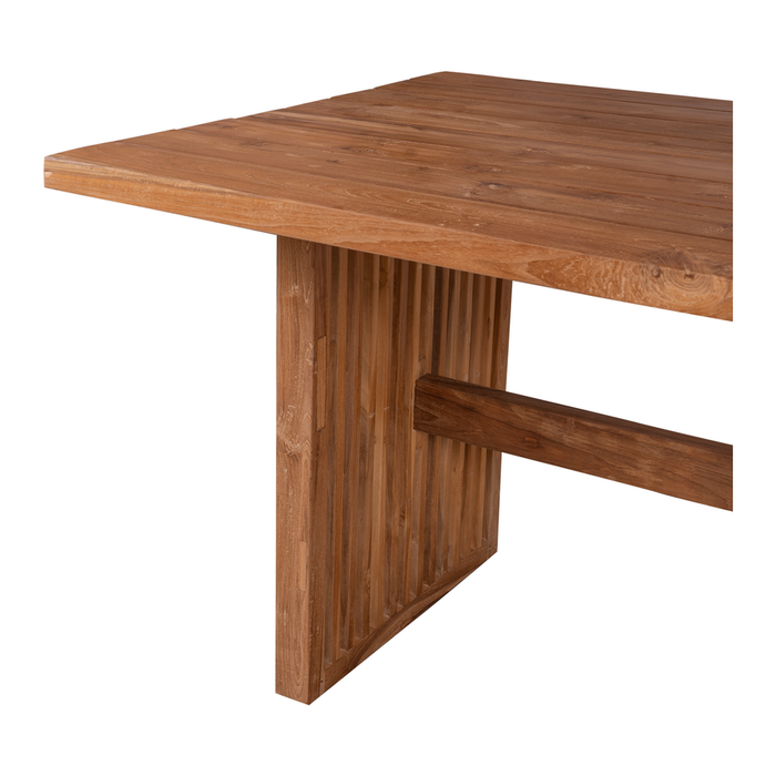 Table de jardin Byron teck 200x100x78cm