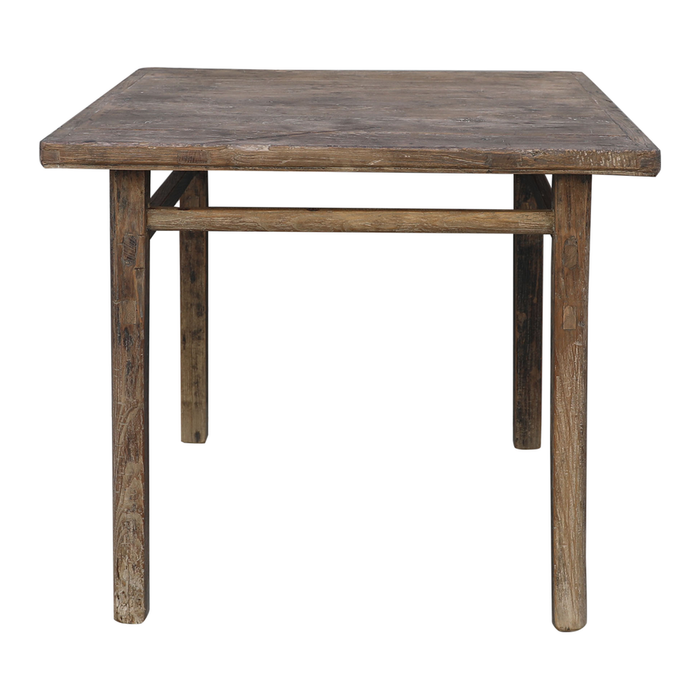 Table à manger en bois brut 90x88xH78cm