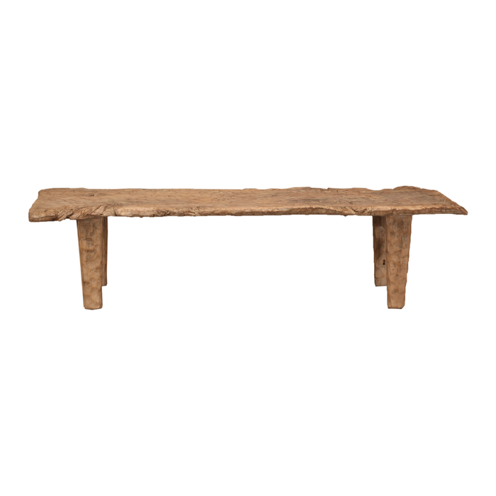 Mesa de centro bois brut 198x63x45cm