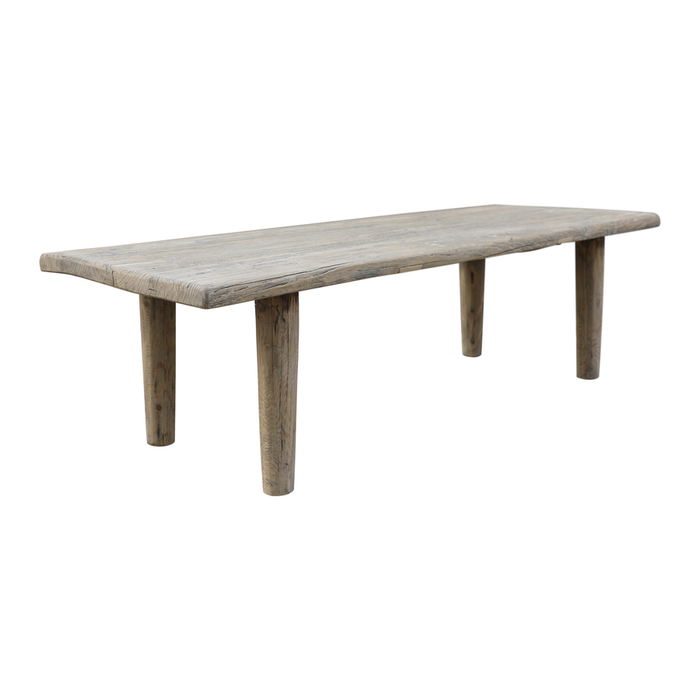 Table à manger en bois brut - 131x51x38cm