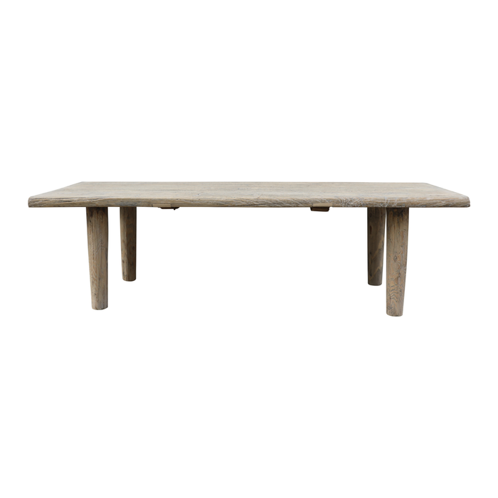 Table à manger en bois brut - 131x51x38cm