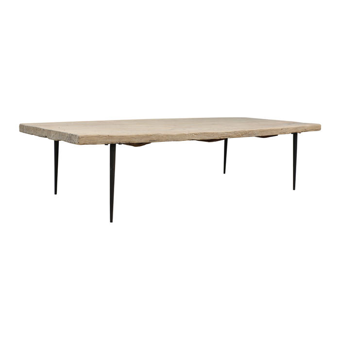 Table basse bois brut 166x78x45cm