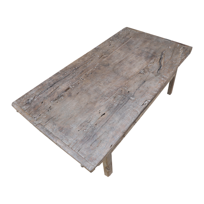 Raw Wood Coffee Table - 133x67x43cm - Maison Bliss N°17