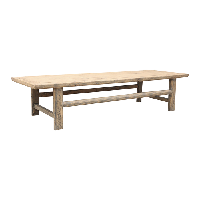 Raw Wood Coffee Table - 198x67x45cm - Maison Bliss N°17