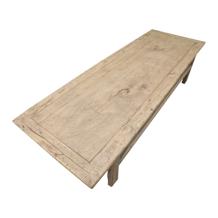 Raw Wood Coffee Table - 198x67x45cm - Maison Bliss N°17
