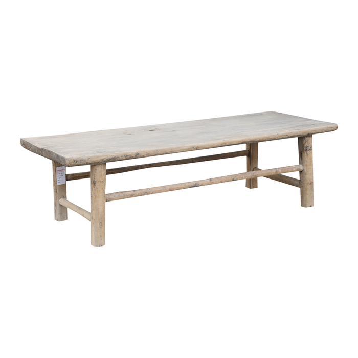 Mesa de centro madera cruda - 153x55x43cm - Maison Bliss N°17