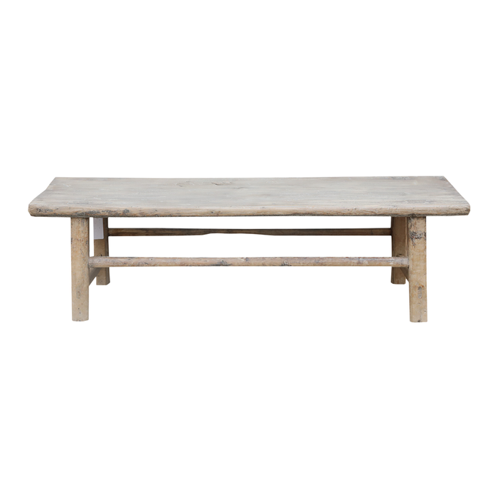 Mesa de centro madera cruda - 153x55x43cm - Maison Bliss N°17