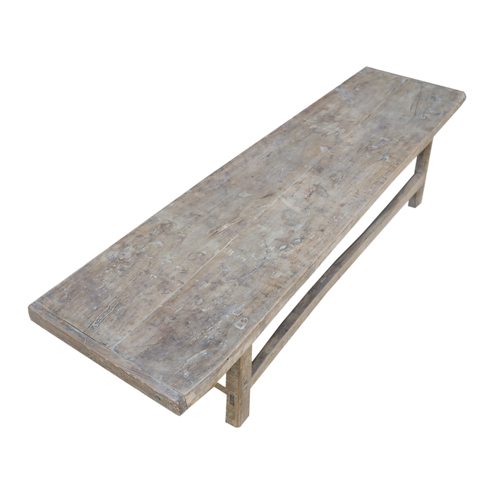 Mesa de centro madera cruda - 167x57x38cm - Maison Bliss N°17