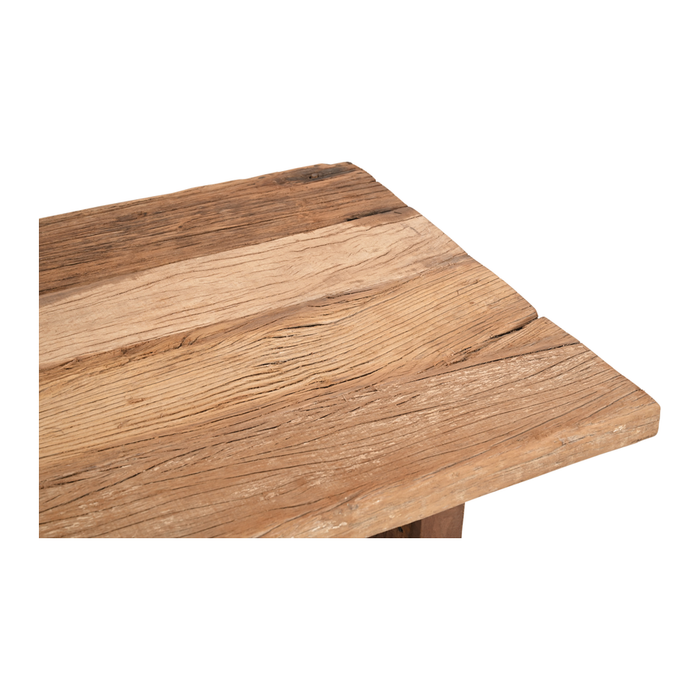 Mesa de centro vintage madera cruda 157x84x45cm Pieza Unica