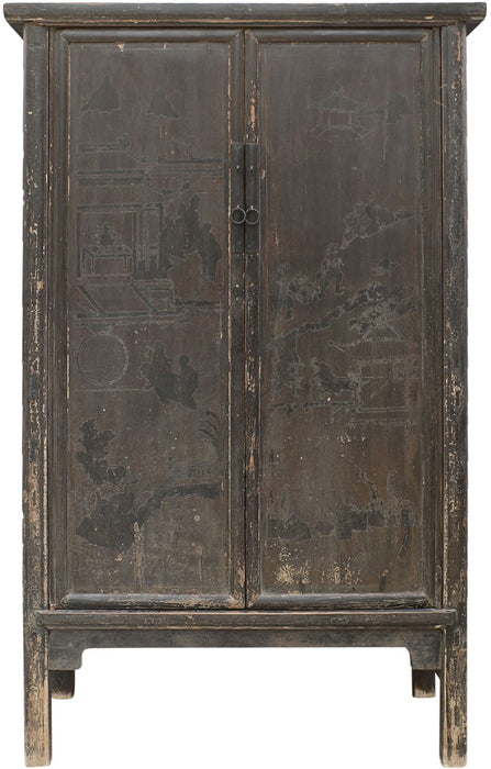 Black Vintage Cabinet  122x56xh201cm Unique Item