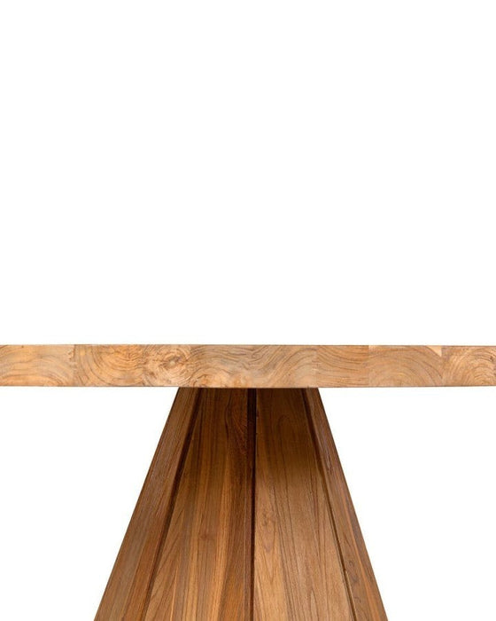 Round dining table JATI teak - Ø180x76cm - Dareels