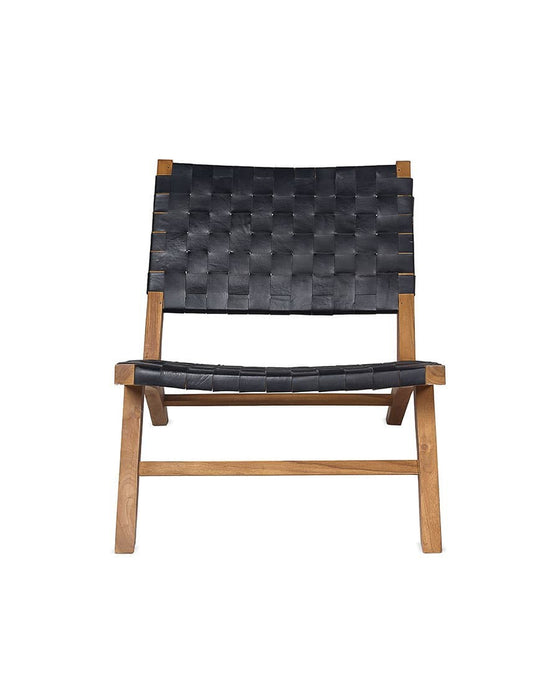 Lounge chair BELT Black Dareels