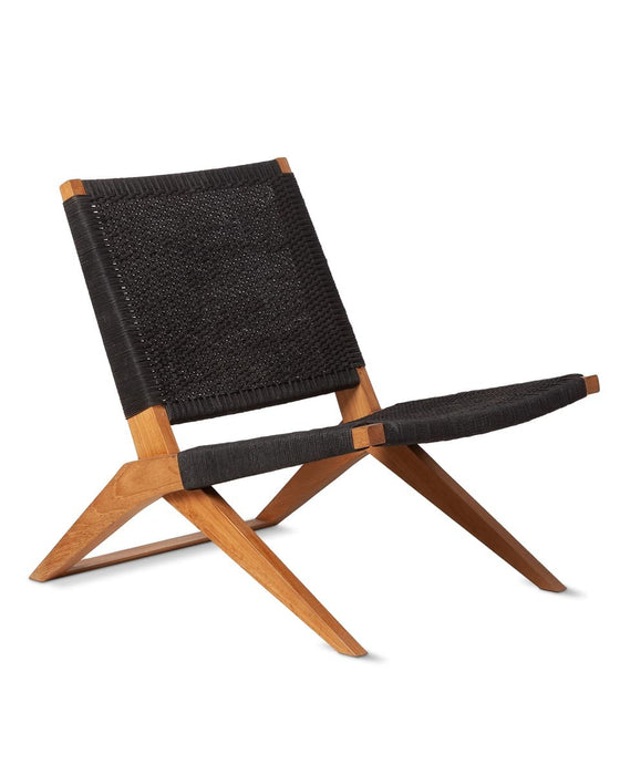 Lounge chair LAWIT Black Dareels