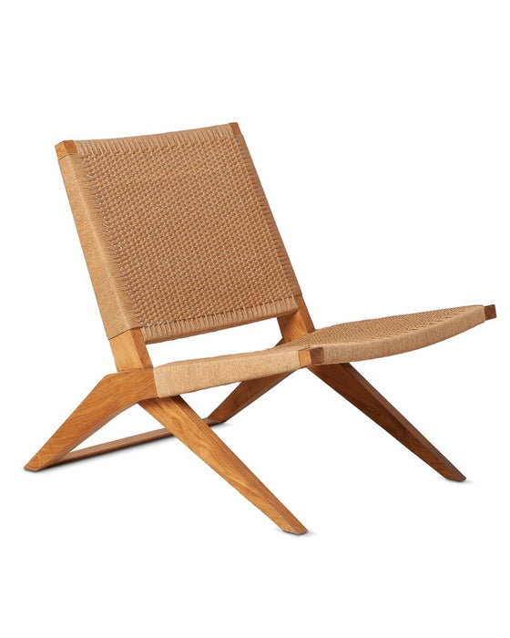 Lounge chair LAWIT Natural Dareels