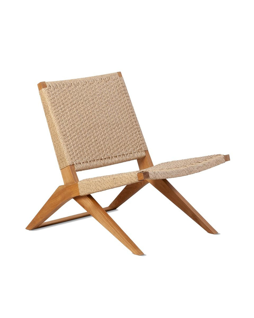 Outdoor lounge chair LAWIT PVC Natural Dareels Maison BLISS n 17