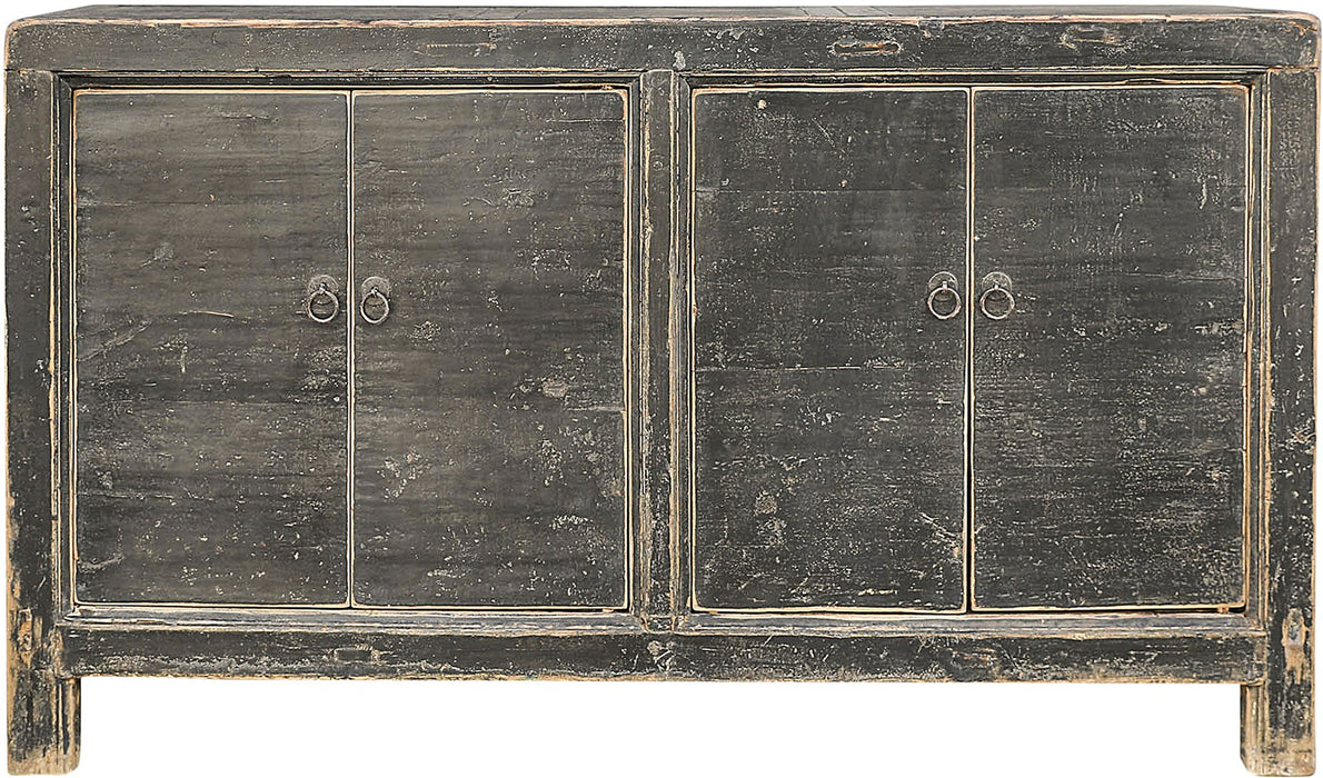 Vintage Sideboard Black - 145X43X85cm - piece unique