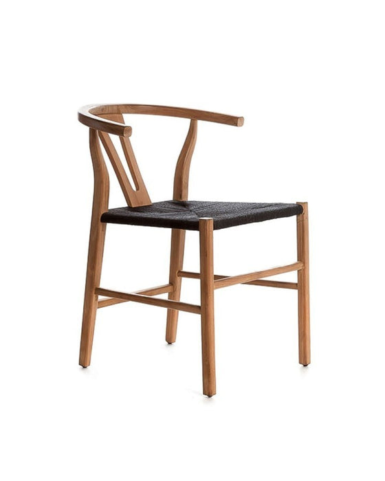 Dining Chair ROB Natural and Black - Dareels