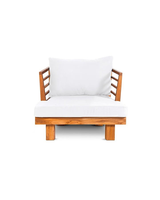 Outdoor Lounge chair STRAUSS White Dareels