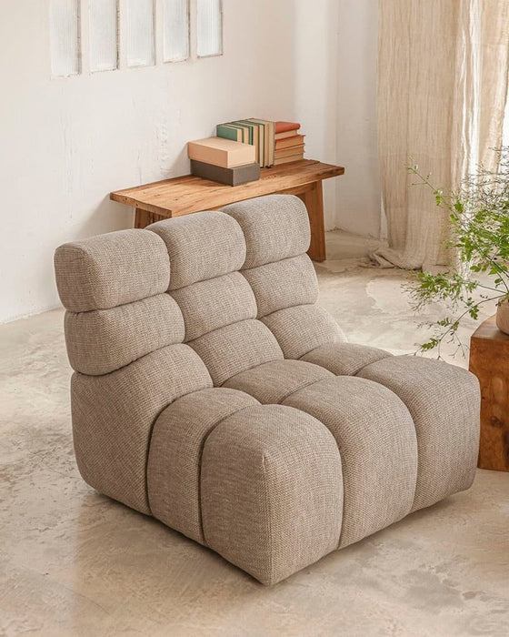 Couch / Sofa CHOPIN - natural - 1PL 89cm - Dareels