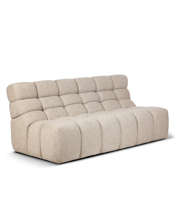 Couch / Sofa CHOPIN - natural - 3PL 190cm - Dareels