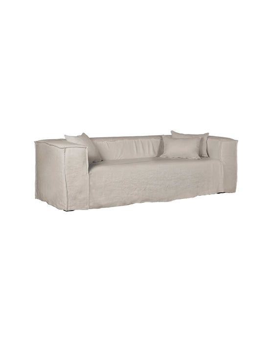 Sofa linen STROZZI 2P Natural 220cm Dareels