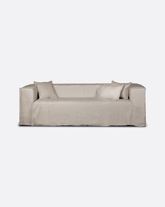 Sofa linen STROZZI 2P Natural 220cm Dareels