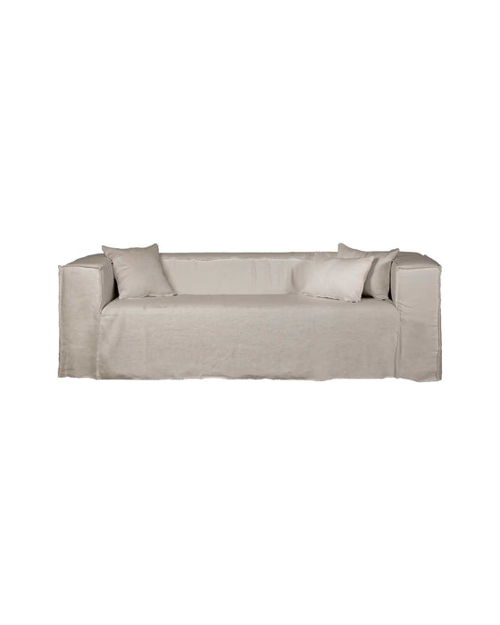 Sofa linen STROZZI 2P Natural 220cm Dareels