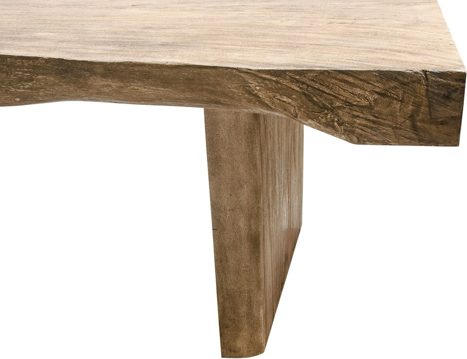 Table de salle à manger en bois brut 250x90-110xh76-78cm