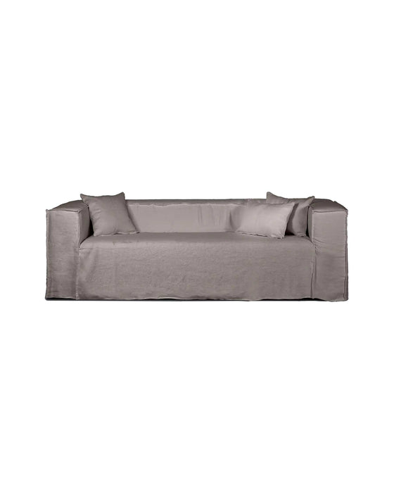 Sofa linen STROZZI 2P Taupe 220cm Dareels