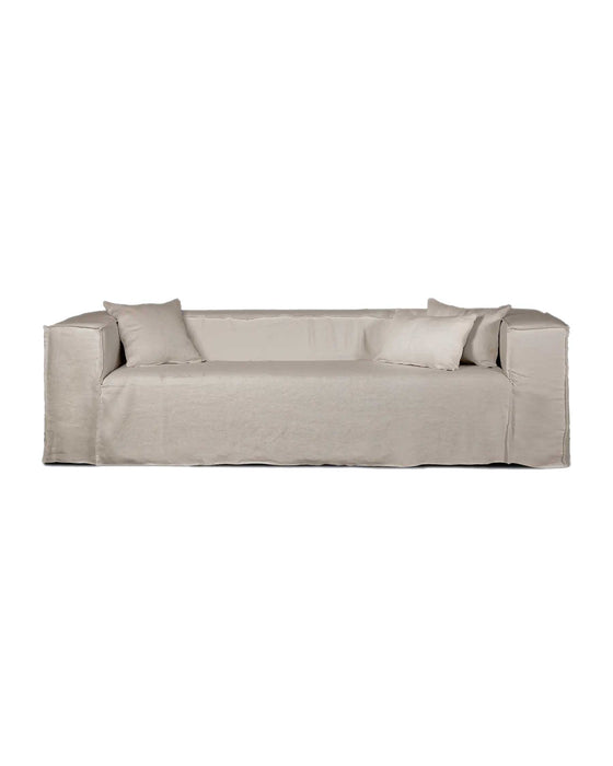 Sofa linen STROZZI 3P Natural 260cm Dareels