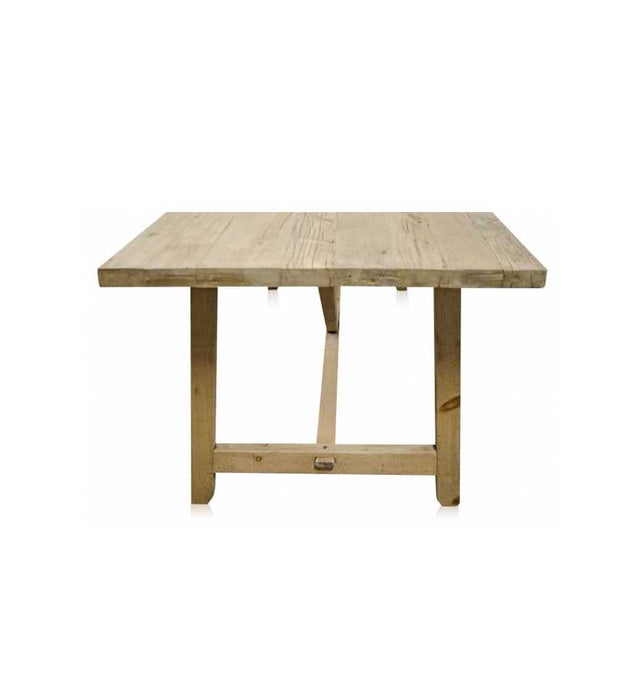 Raw wooden dining table - 220x85xH76cm